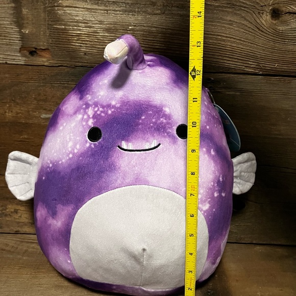 KellyToys Easton Squish mallows Purple Angler Fish - Picture 4 of 6